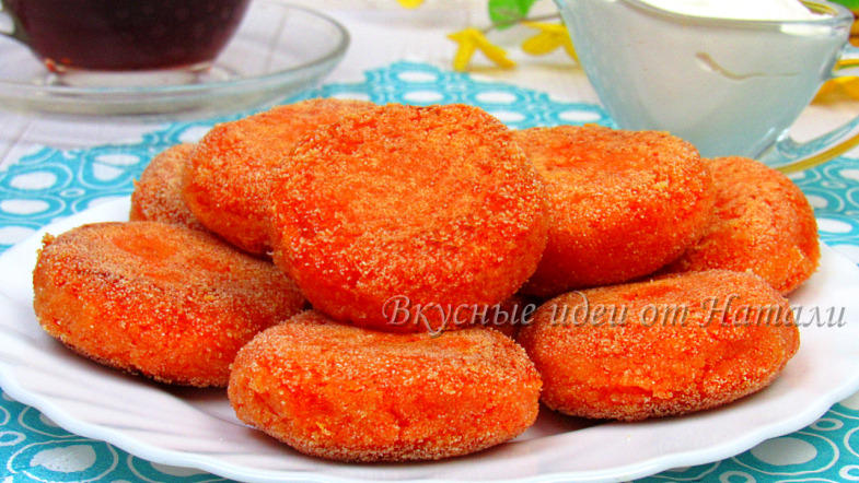 Морковные котлеты с манкой