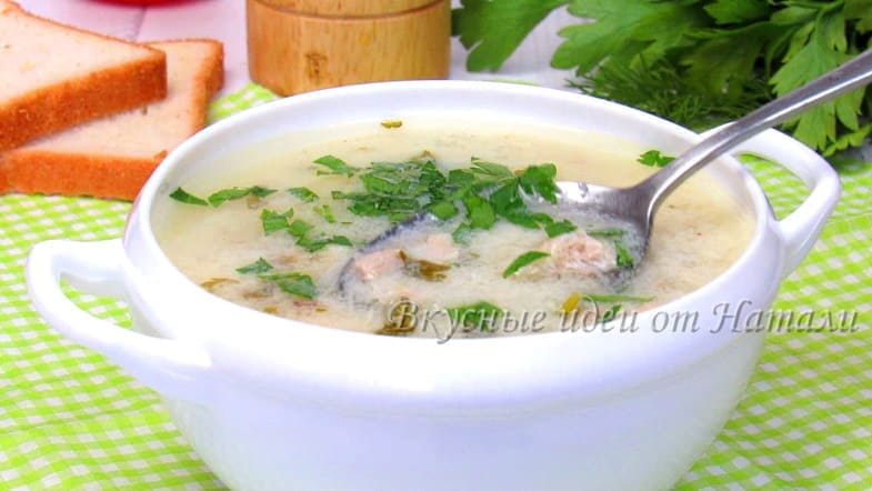 Грузинский суп Чихиртма из курицы