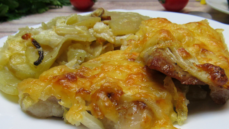 Мясо по-французски