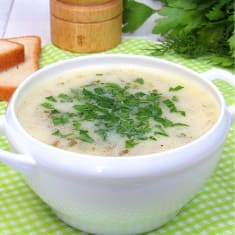 Грузинский суп Чихиртма из курицы