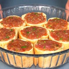 Ленивые пирожки с фаршем (в духовке)
