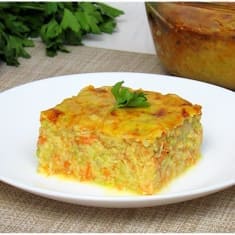 Овощная запеканка с кабачками
