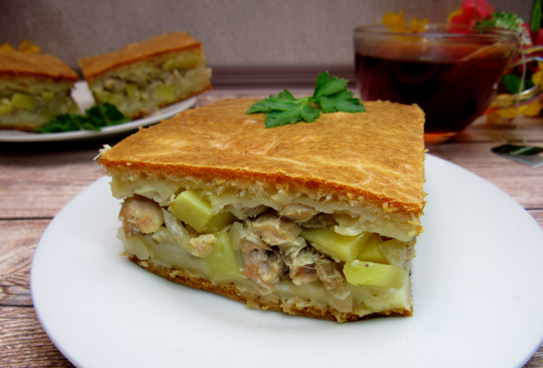 Пирог с мясом
