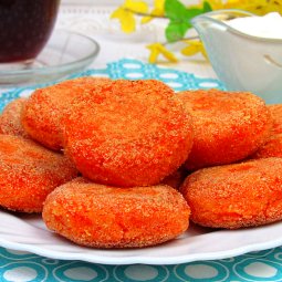 Морковные котлеты с манкой